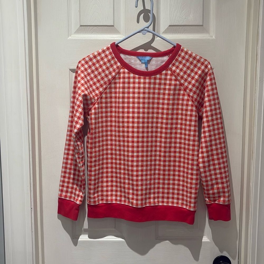 Draper James Checkered Gingham Pullover Sweatshir… - image 2